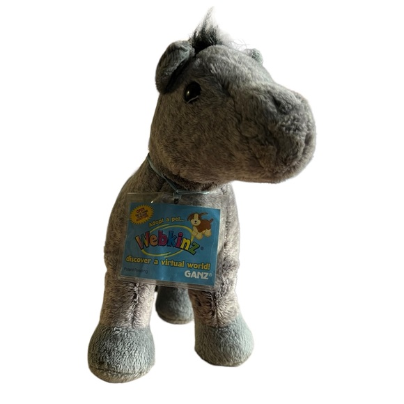 WEBKINZ HM098 Grey Arabian Plush Horse with Sealed Unused Code Ganz - Picture 4 of 15